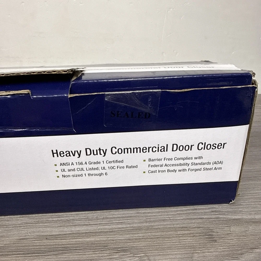 Dynasty Hardware 4401-ALUM Surface Mount Heavy Duty Commercial Door Closer, S...